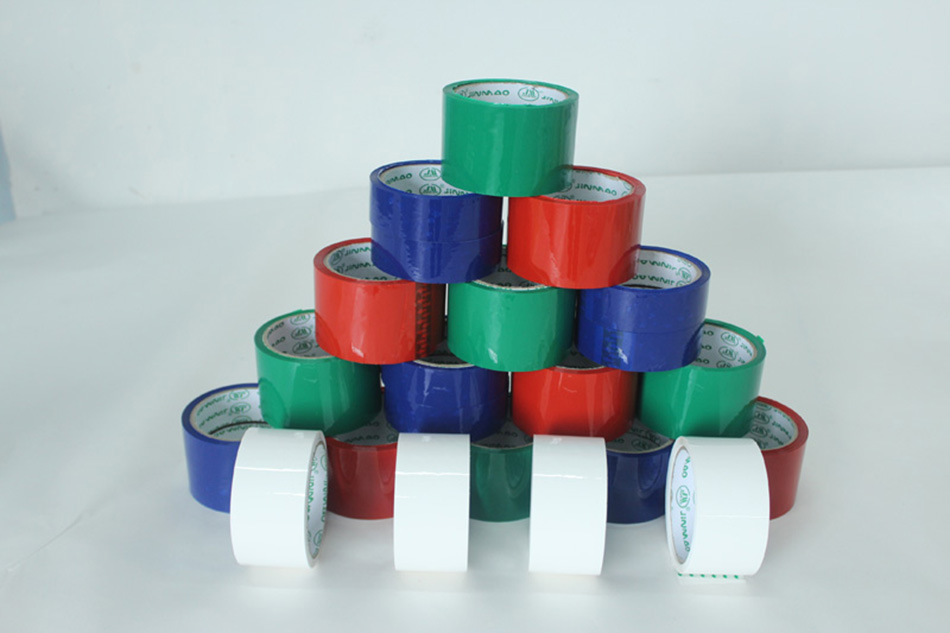 Factory direct coloured sealing tape large roll goods marking express sealing packing