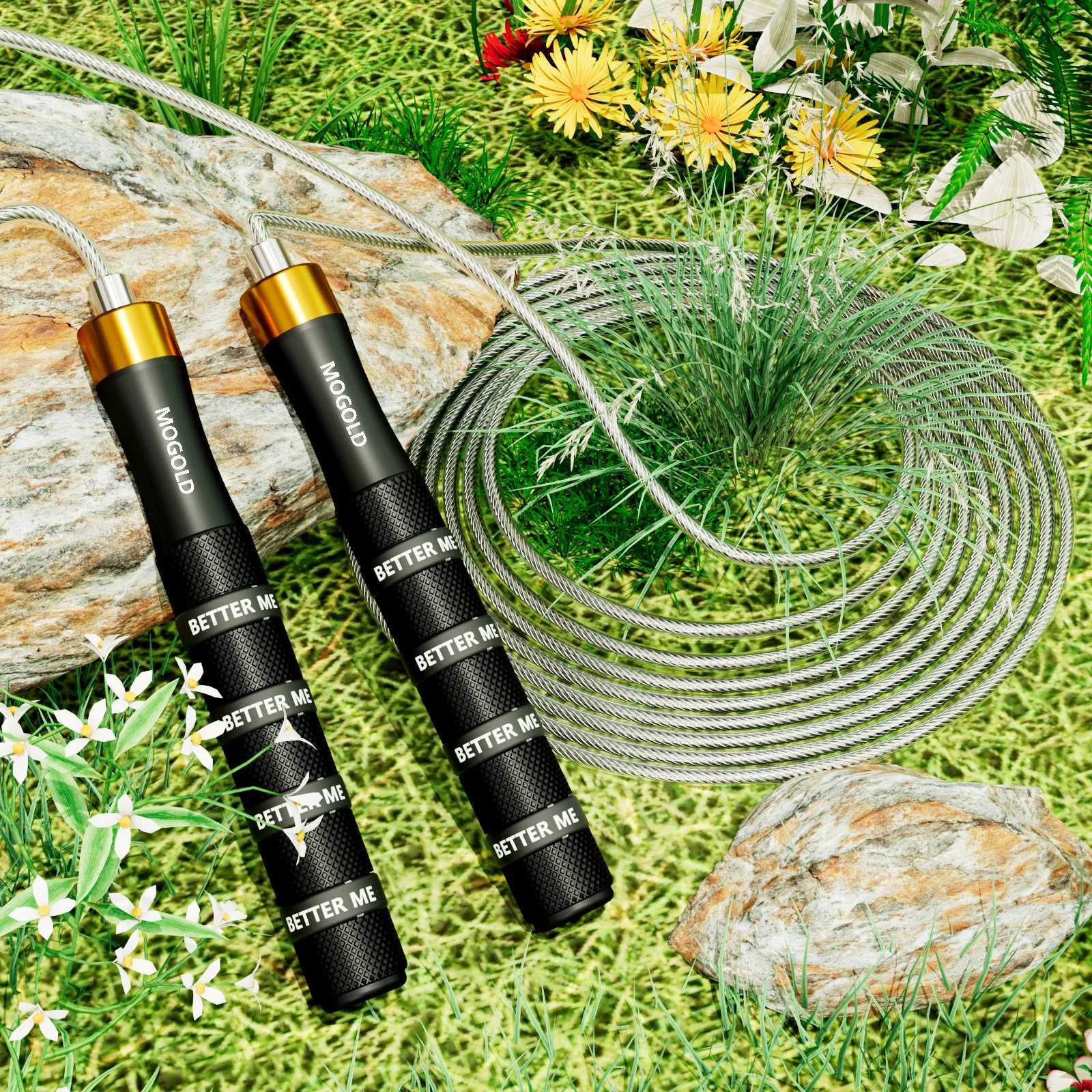 Suitable for both men and womens speed skipping rope adult skipping rope Crossfit gym weight loss family exercise childrens sports professionalW241101