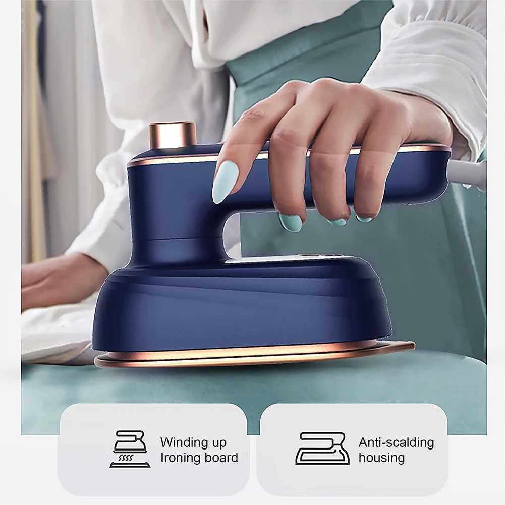 British plug handheld steam iron 360 degree rotation handheld iron wet dry use for home hanging iron for travel Y241101