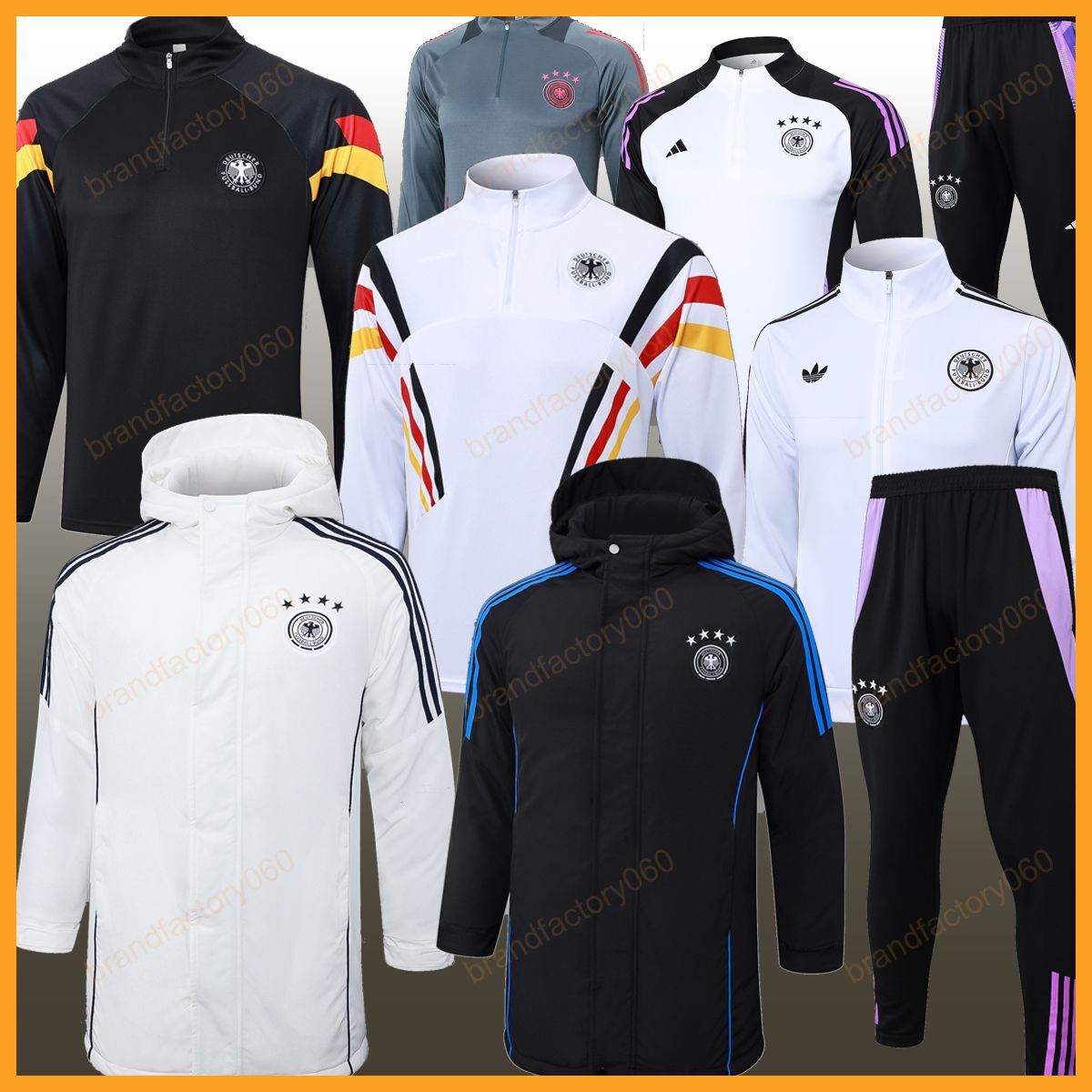 2026 Germany MUSIALA Soccer Jersey germany jersey cotton coat tracksuit training suit WIRTZ 2025 Deutschland Football 24 25 26 shirts Men KIDS KROOS SANE BALLACK