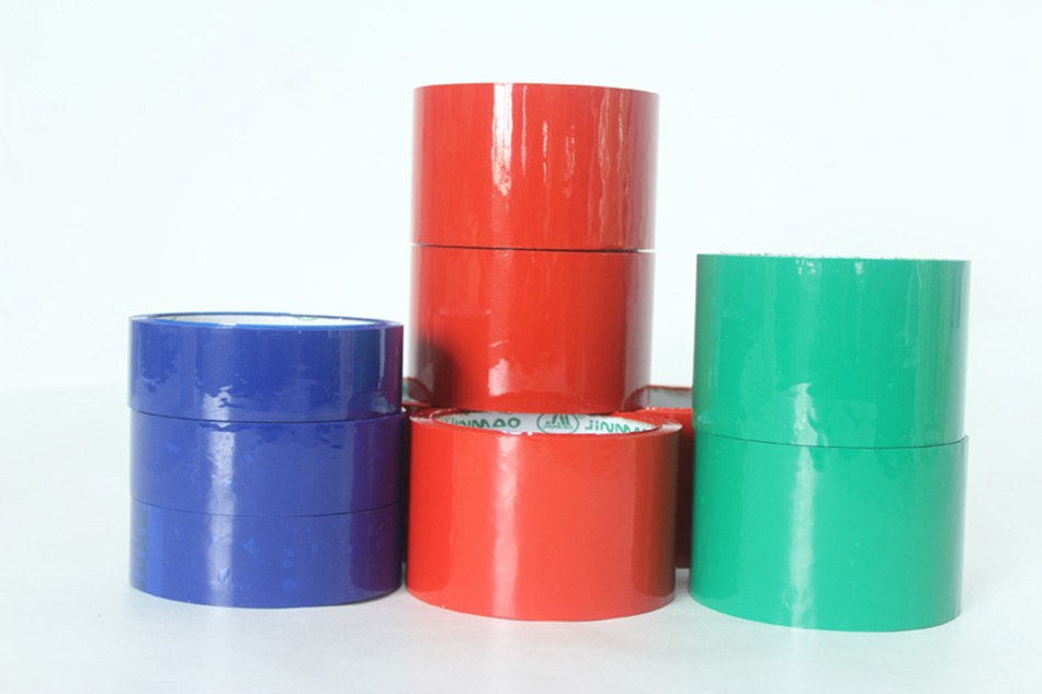 Factory direct coloured sealing tape large roll goods marking express sealing packing