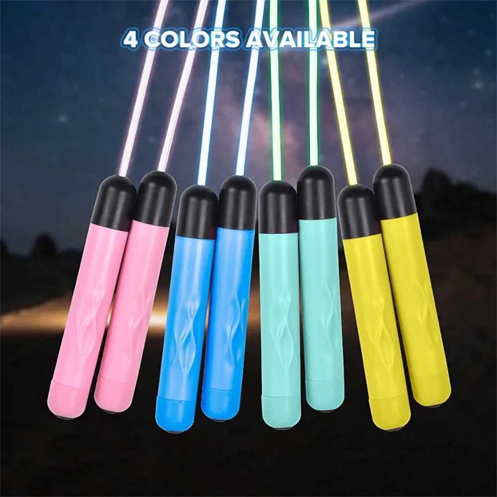 Luminous Jumping Rope Cool Night Exercise Weight Loss Sports Giant Rope Fitness Aerobic Training Home Sports Ski RopeW241101