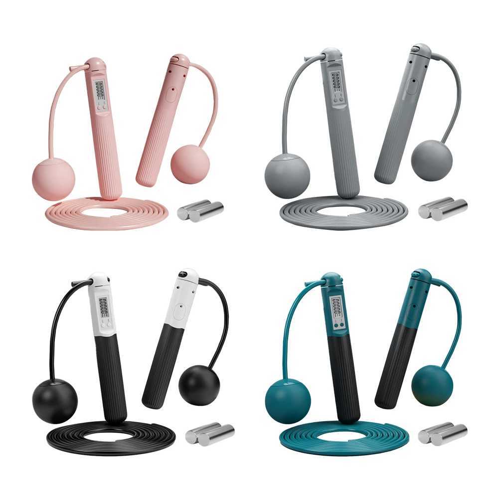 Mens non slip skipping rope childrens skipping rope Durab steel wire skipping ropeW241101