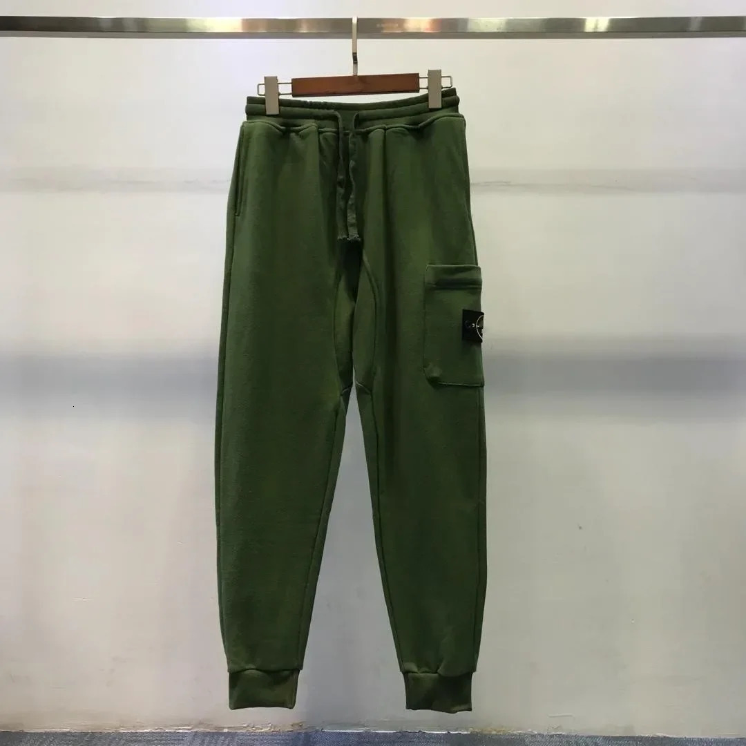Trendy Stone Casual Pants Unisex Loosefit Comfortable Mens Womens Solid Color Map Pin n Fashionable 241031 - view 5