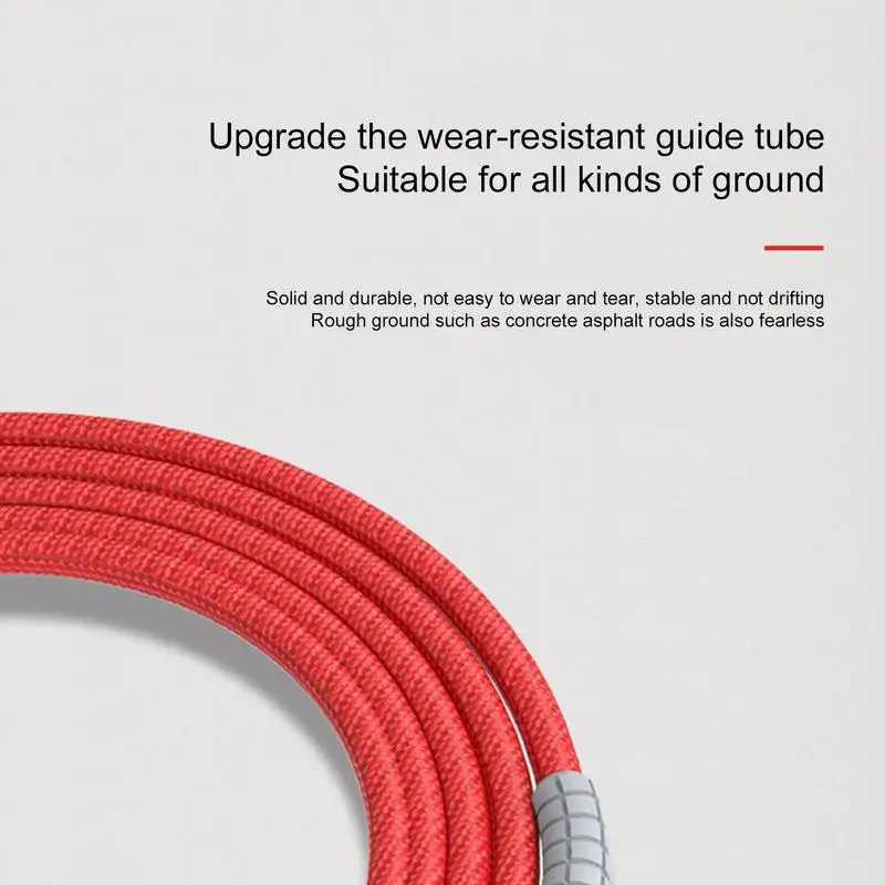 Group skiing rope long rope childrens speed skiing rope cross suitable for jumping rope with anti slip hand pulling trainingW241101