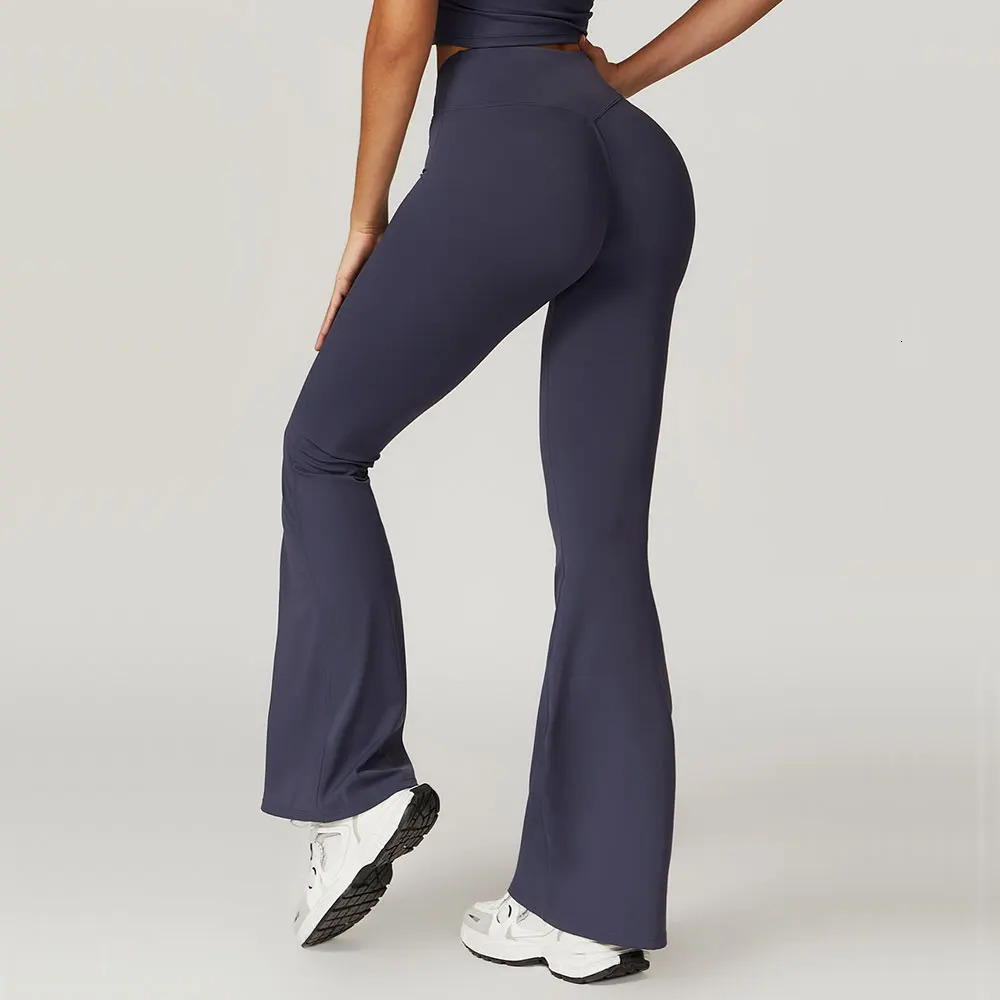 Flare Leggings Yoga Pants Women Bell-bottoms Yoga Tights High Waist Fitness Pants Stretch Gym Workout Sports Push Up Leggings 241031