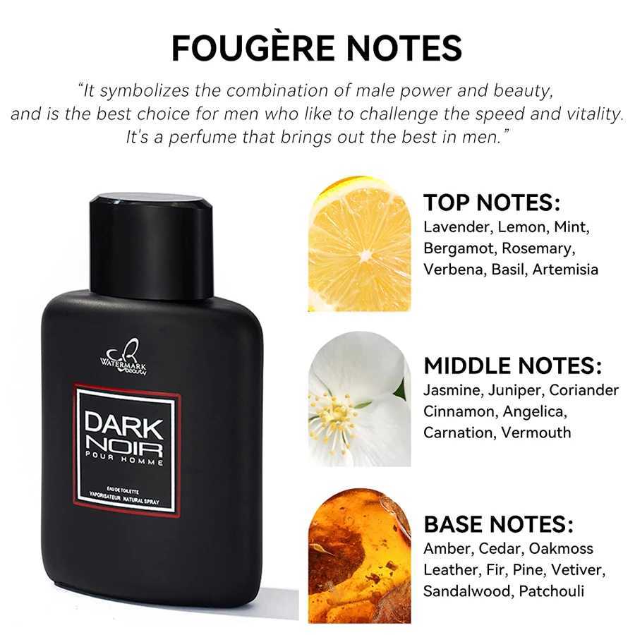 100ML 3.4FL.OZ Fougre Eau de Parfum Spray for Men Long Lasting Fragrance Perfume for Dating and Daily Life GiftsXJ241101