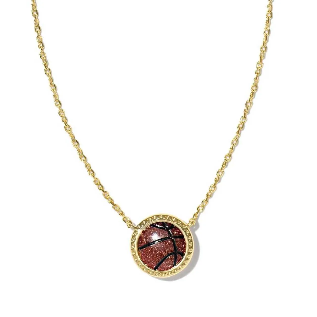 Pendant Necklaces Designer S Scotts Neclace Jewelry Chain Necklace Female Football Basketball Baseball Ks Resin Round Coin Drop Delive Ot8X9