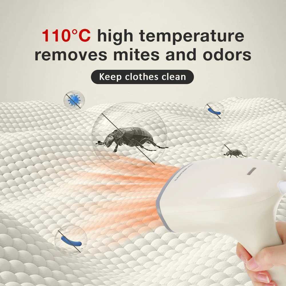 2-in1 handheld clothing steam engine 1000w household electric fabric steam iron mite and odor removal soda horizontal ironing hine Y241101