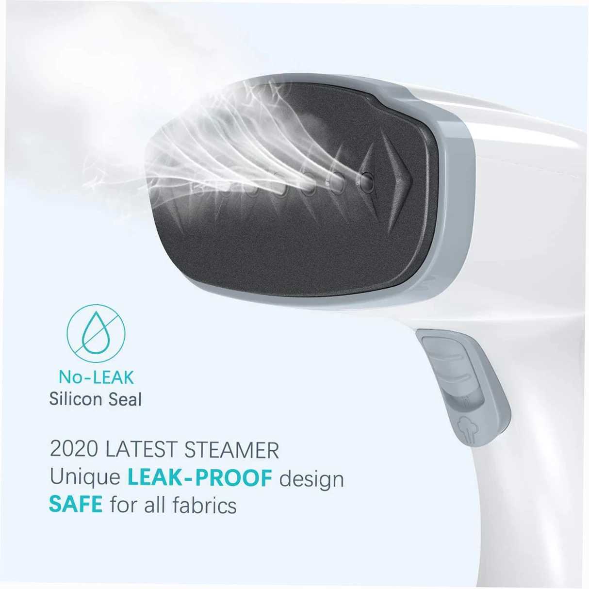 1500W handheld steam clothing iron LCD display travel steam preheating 20s 350ml large capacity 2 steam mode new nozzle Y241101