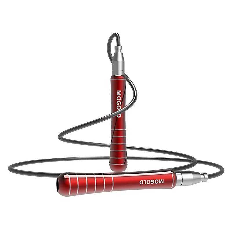 Gym Exercise Jump Rope Professional Speed Jump Rope Exercise Equipment Fitness Men Black Red Blue Cuerda Para SaltarW241101