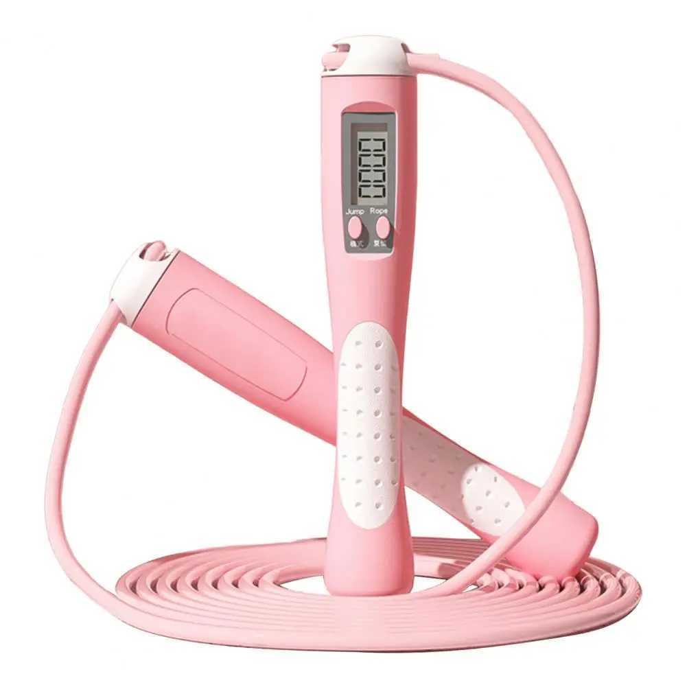 PVC portable intelligent counting training skipping rope for childrenW241101