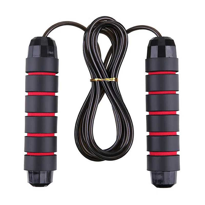 Jumping rope with ball bearings without Tang fast giant rope cab steel sliding rope gym fitness and slimmingW241101