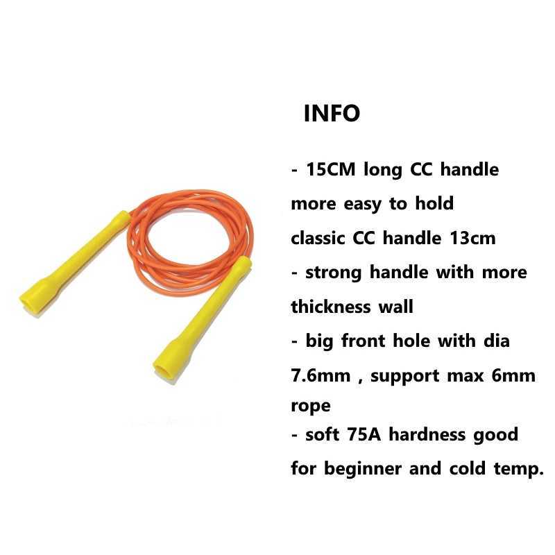 15cm long CC h5cm sturdy and resistant to breakage easy to maintain soft starting point PVC jump rope slip free evate excellent fitW241101