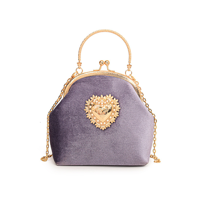 New niche design portable shoulder bag suitable for women's Baroque style evening dress banquet bag mouth red envelope