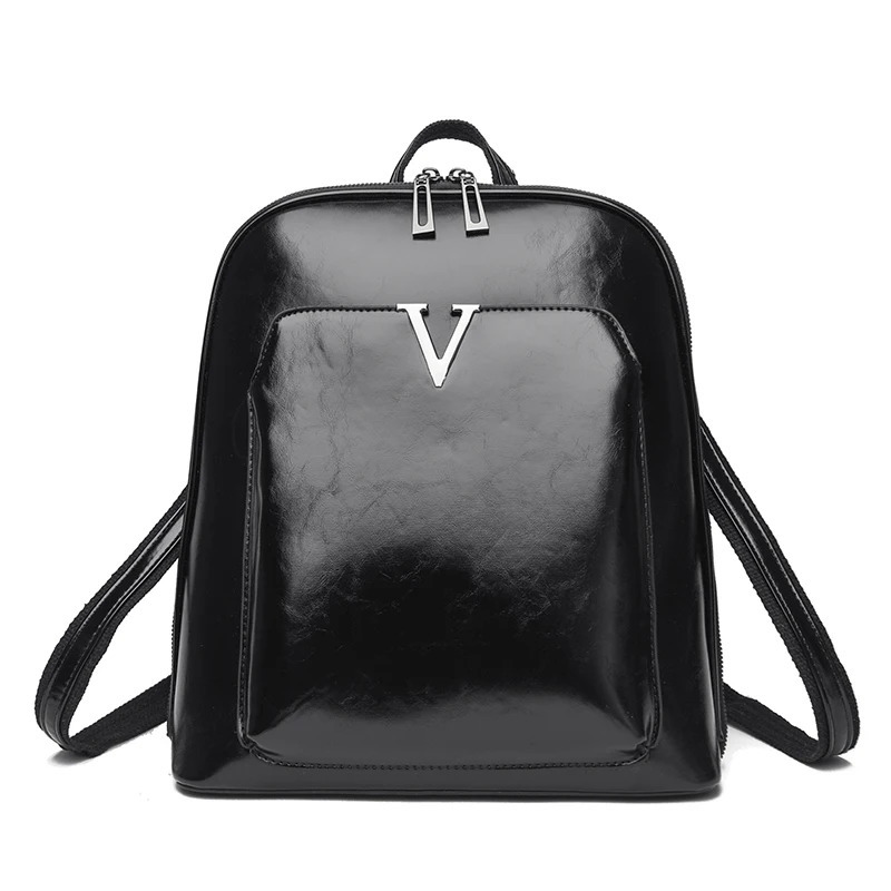 Women Leather Backpacks High Quality Female Vintage For Girls Capacity Travel Backpack Ladies Sac A Dos 241029