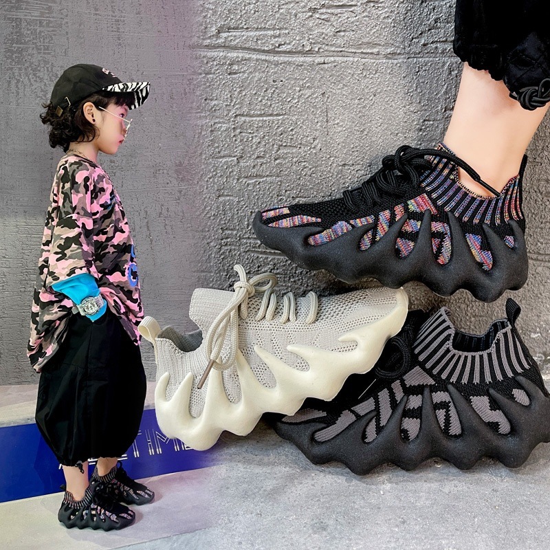 Kids' Breathable Casual Sneakers: Non-Slip Toddler Shoes for Boys & Girls (Sizes 21-37) dh910320090
