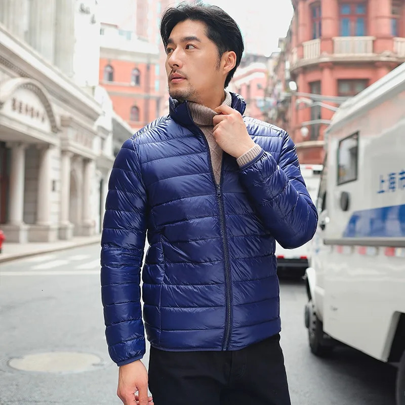 Plus Size 5XL 6XL 8XL 10XL 11XL 13XL 14XL Mens Puffer Jackets 2023 Autumn Winter Ultra Lightweight Packable Men Coats 241024