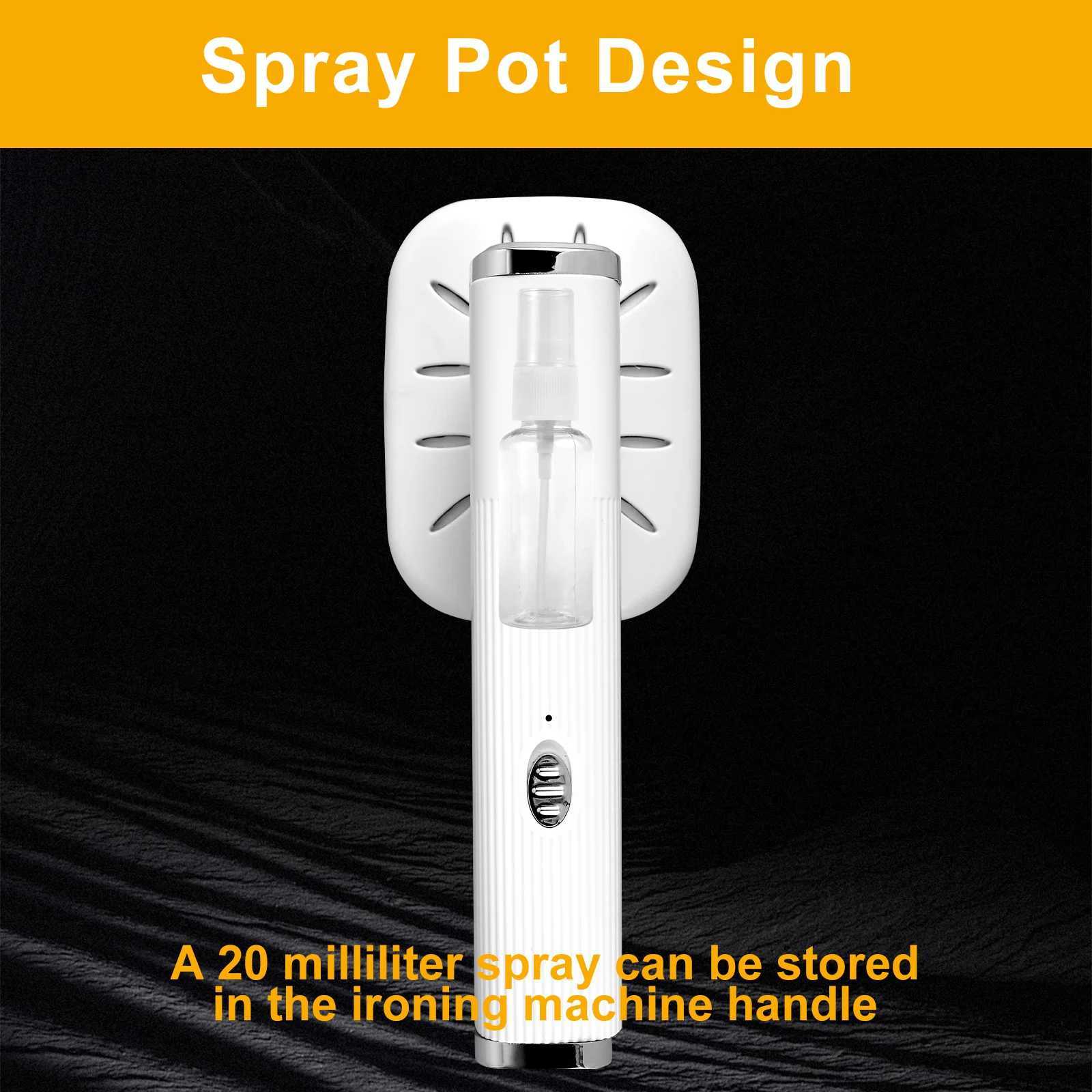 Travel Iron Portable Mini Ironing hine Clothing Steam Wrinkle Removal Dry and Wet Handheld Steam Ironing Fabric Y241101