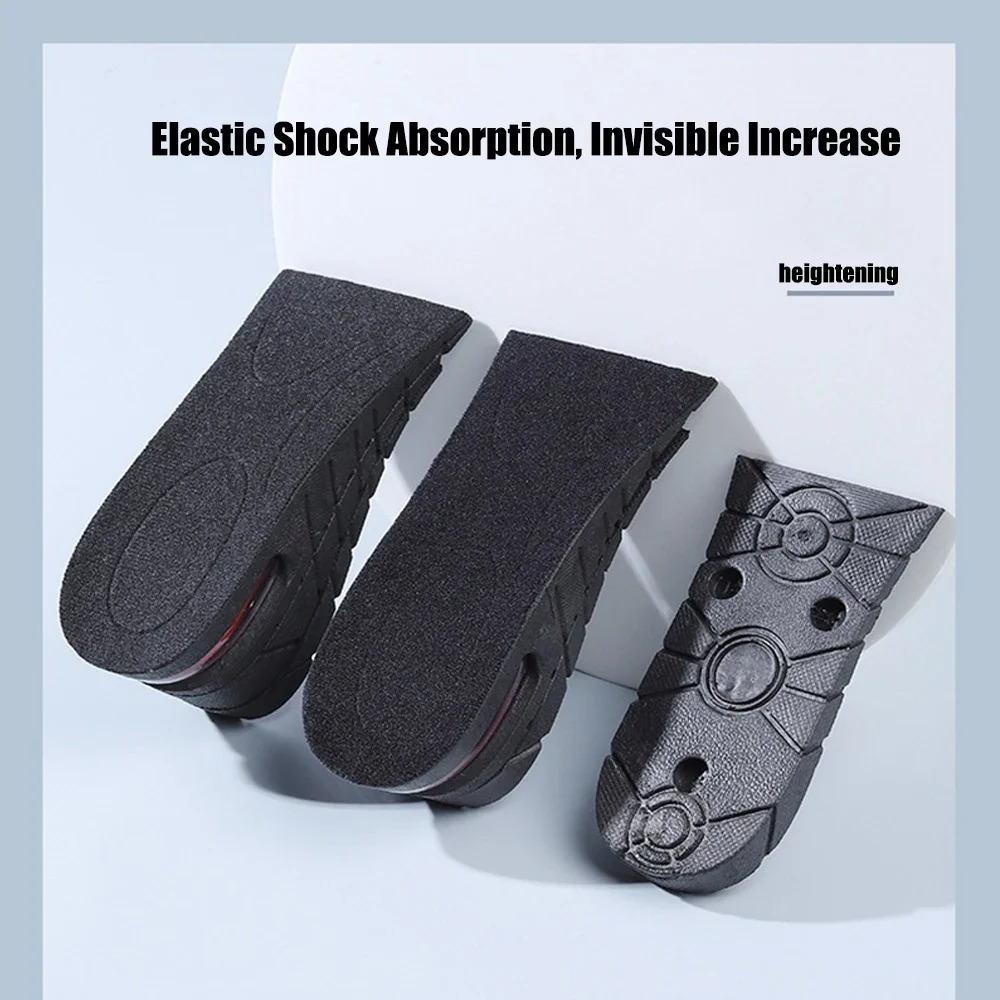 Mens womens elevator shoes soft cushions unisex sports shoes high heels lift pads height of half an inch 241031