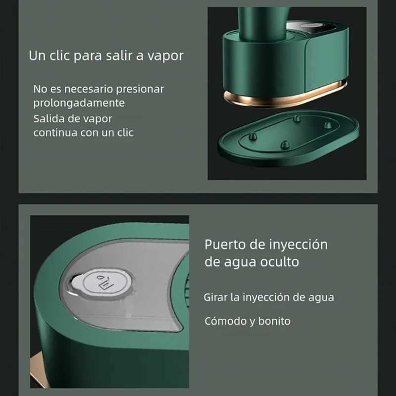 Portable handheld steam iron mini travel fabric iron clothes hanger wrinkle removal lightweight steam engine Y241101