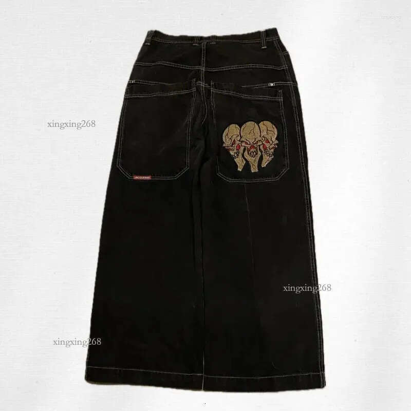 Men's Jeans Y2K Baggy Vintage JNCO High Quality Embroidered Pattern Hip Hop Streetwear Casual Men Women Harajuku Wide Leg