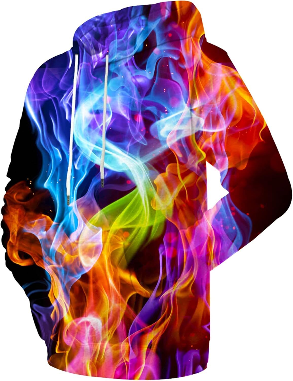 Hoodie for Mens Womens Unisex Graphic Print Hoodies 3D Colorful Novelty Design Long Sleeve Sweaters Pocket Graphic Creative fashion Hoodies sweatshirt