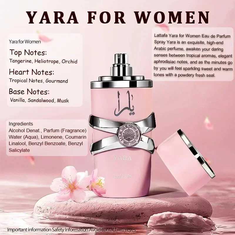 100Ml Original Spray Mens Perfume Yara Moi Asad Womens Fragrance Long-Lasting Pheromones Giftxj241101