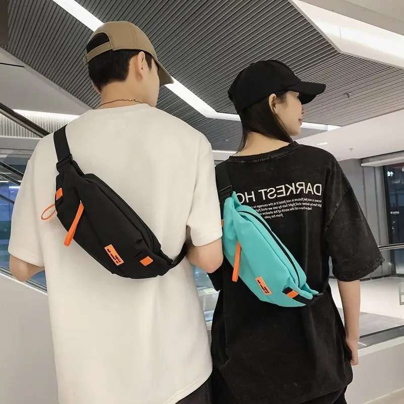 Foufurieux waist bag womens shoulder Fanny bag travel sports womens money belt bag mens fashion banana bag 241031