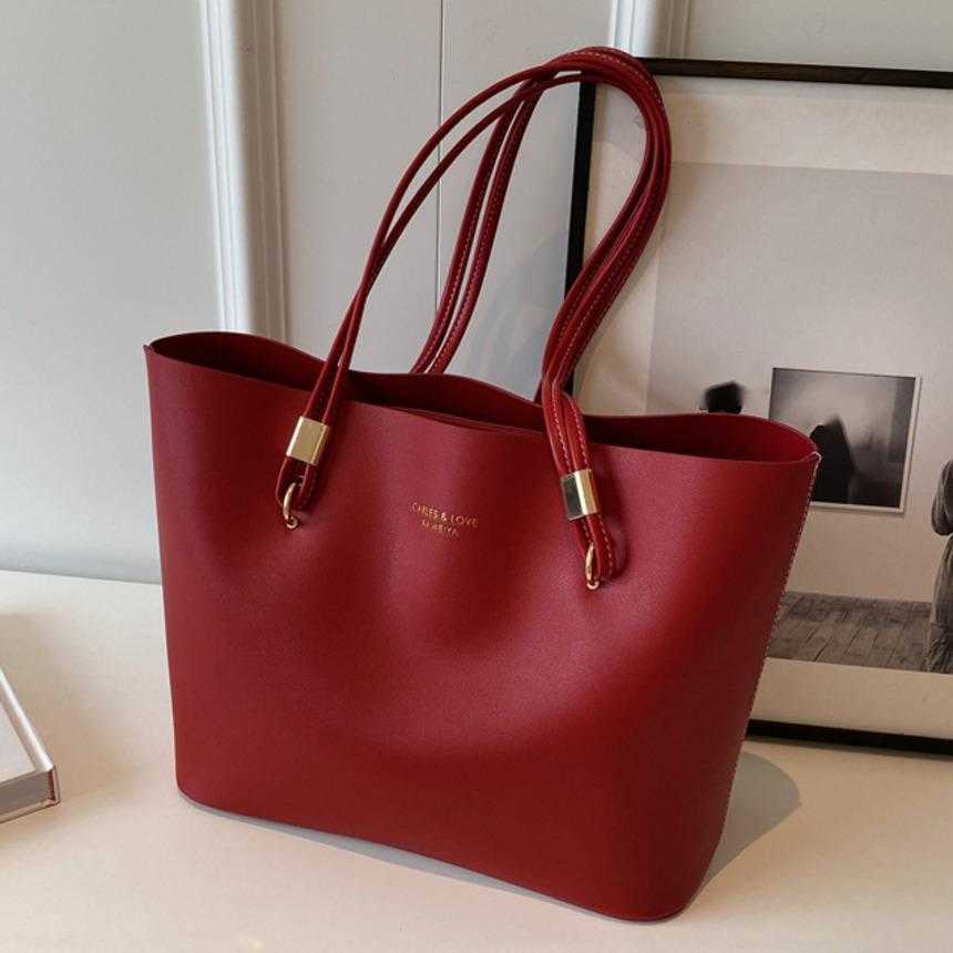 Shoulder Bags Wedding Bag Stylish One Shoulder Bag WoMens Bag Large Capacity Shopping Bag Armpit Tote Bag Textured And Stylish Tote Bag 241015