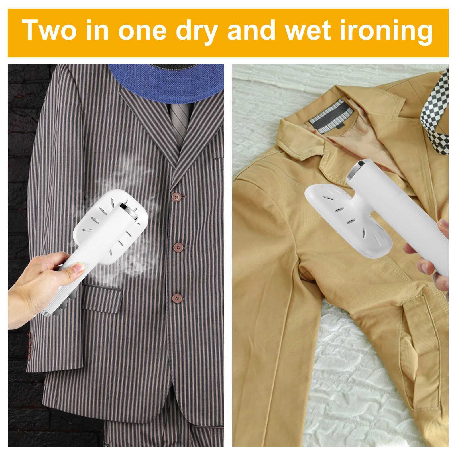 Travel Iron Portable Mini Ironing hine Clothing Steam Wrinkle Removal Dry and Wet Handheld Steam Ironing Fabric Y241101
