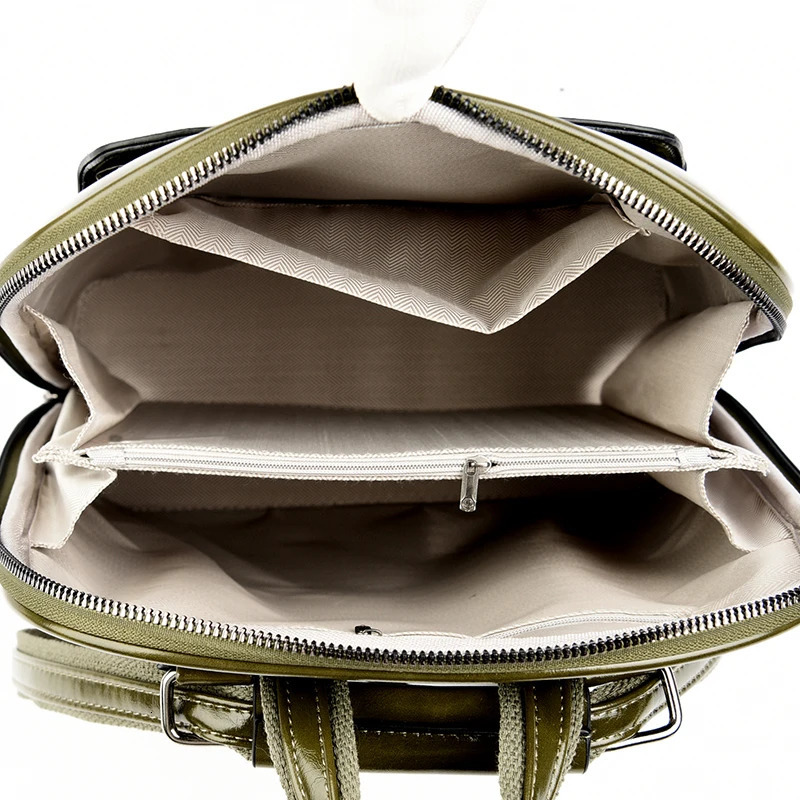 Women Leather Backpacks High Quality Female Vintage For Girls Capacity Travel Backpack Ladies Sac A Dos 241029