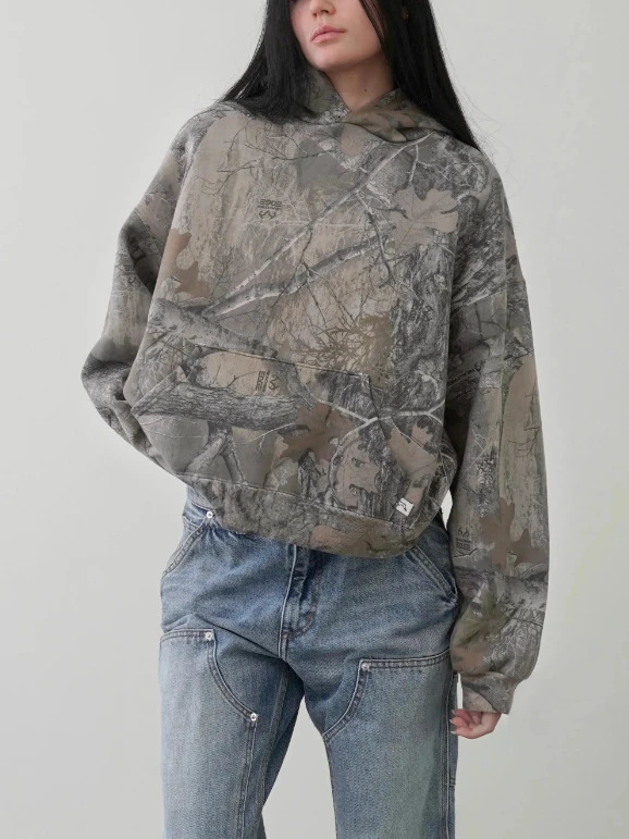 Streetwear Hoodie Hip Hop Retro Camouflage Pattern Oversized Baggy Hoodie Mens Womens Harajuku Rock Fashion Pullover Hoodie 241031