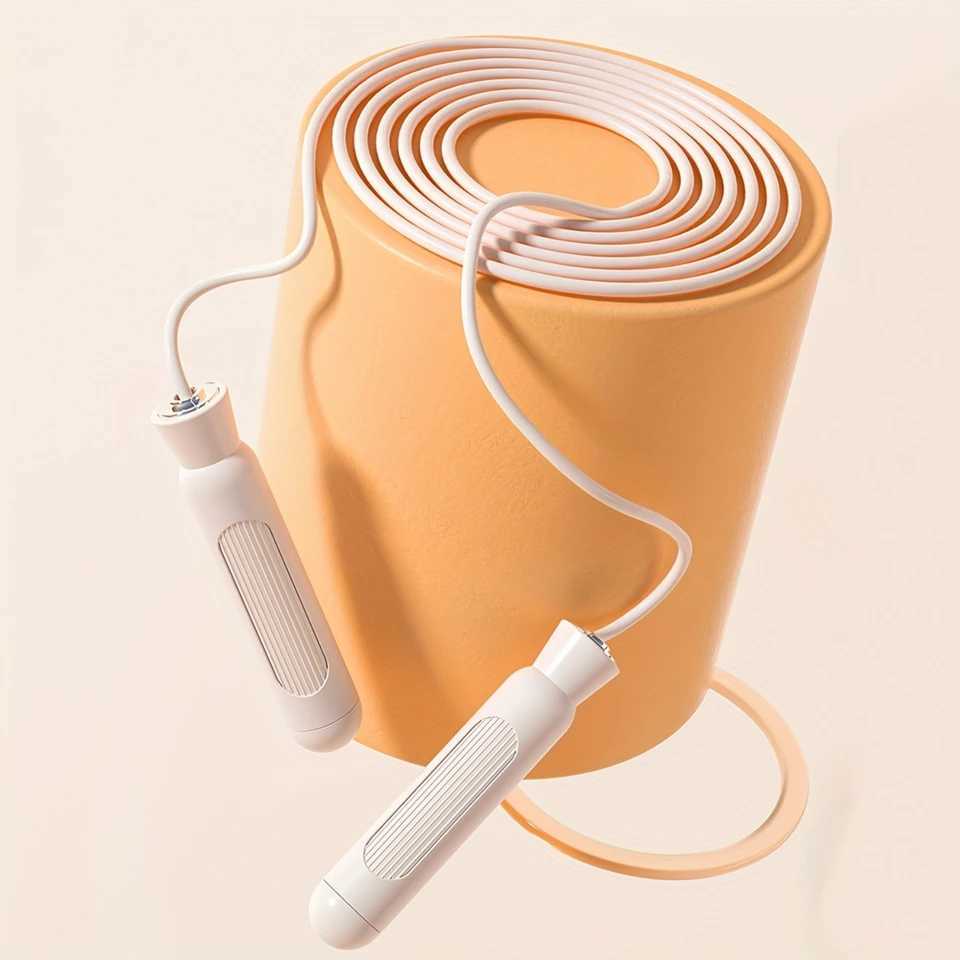 1 thick skipping rope adjustable sliding rope suitable for exercise fat burning and sports trainingW241101