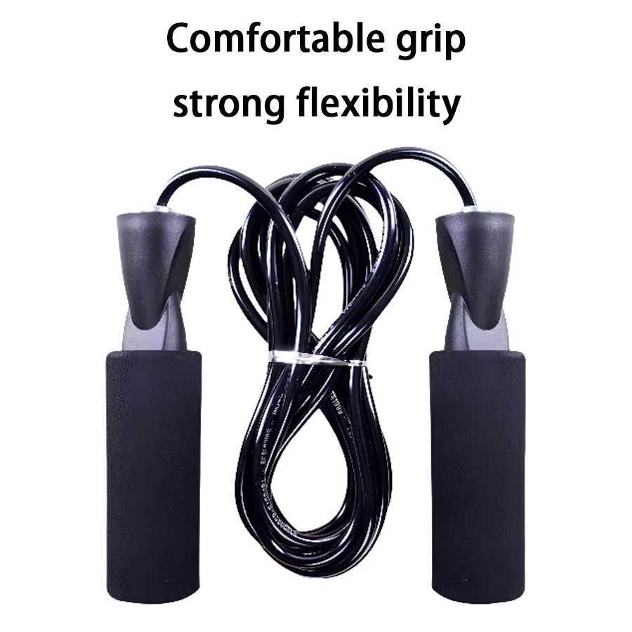 1 piece of adjustable steel wire skipping rope boxing speed jumping training equipment suitable for childrens sports trainingW241101
