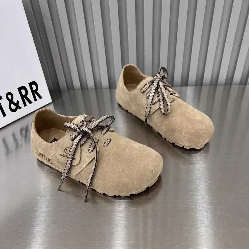 Women's Retro Lace-up Flats Comfort Soft Casual Shoes for Spring/Autumn 2024 4