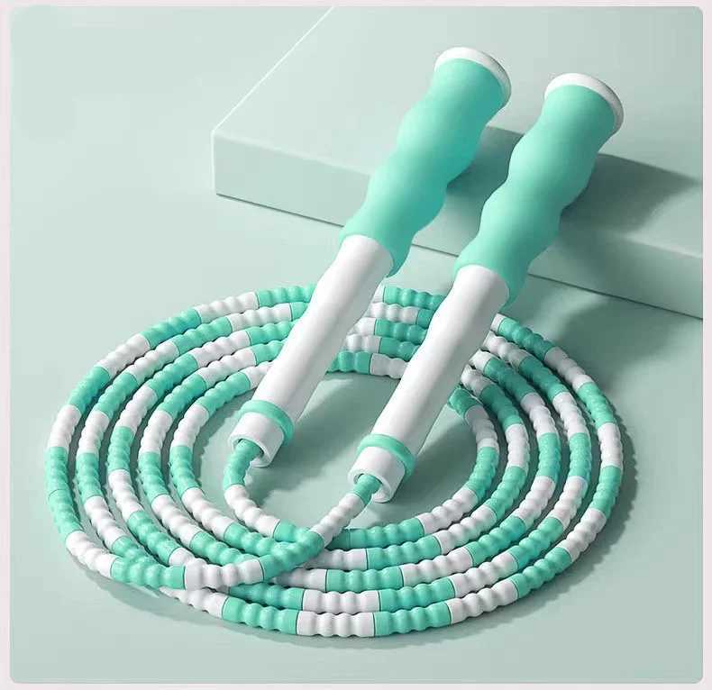 2.8M technology jumping rope bamboo PVC beginner adult children soft bead no Tang segment suitable for skiing cab exerciseW241101