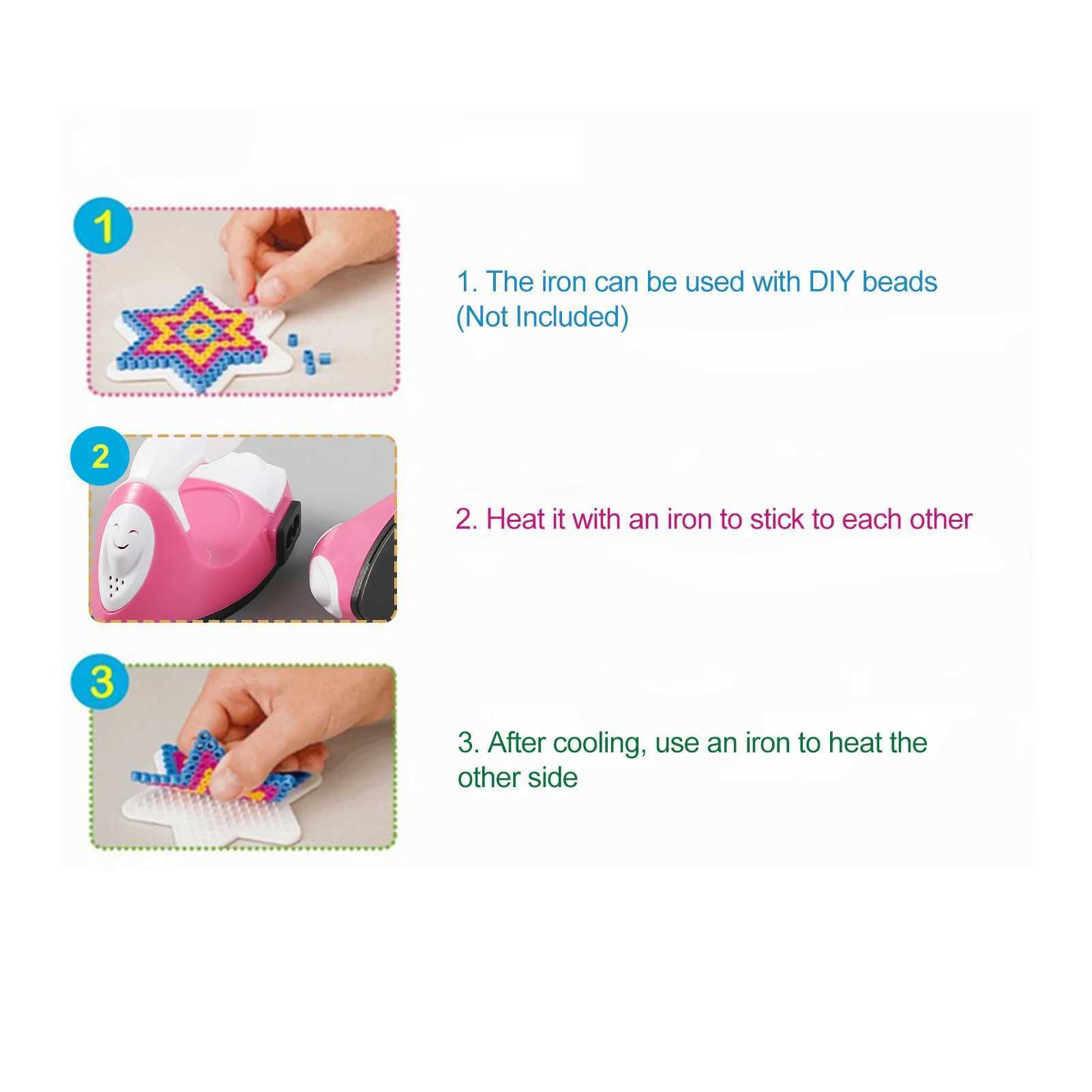 Mini handheld clothing iron non stick portable electronic iron used for DIY art and crafts with American plug Y241101