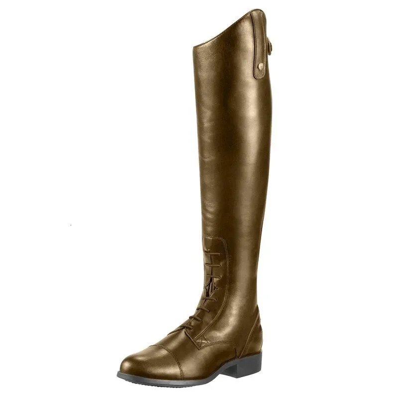 Solid Color Thick Heels Viscose Womens Round Head Back Zipper Over Knee Fashion Knight Riding Boots Equipment 241031