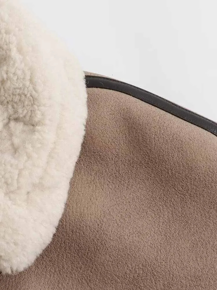 TRAF European and American autumn womens French n fashionable versatile doublesided short jacket 241031