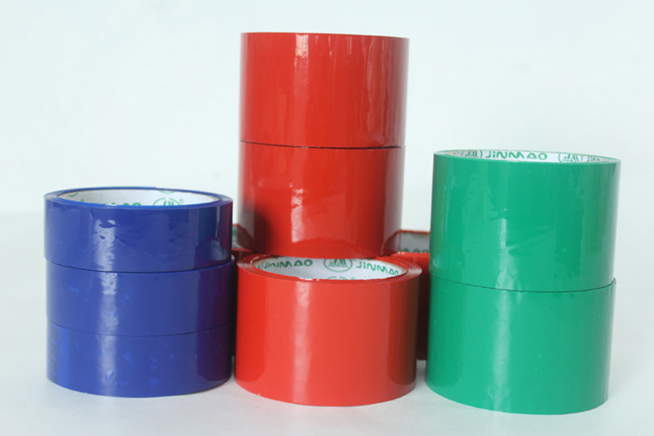 Factory direct coloured sealing tape large roll goods marking express sealing packing