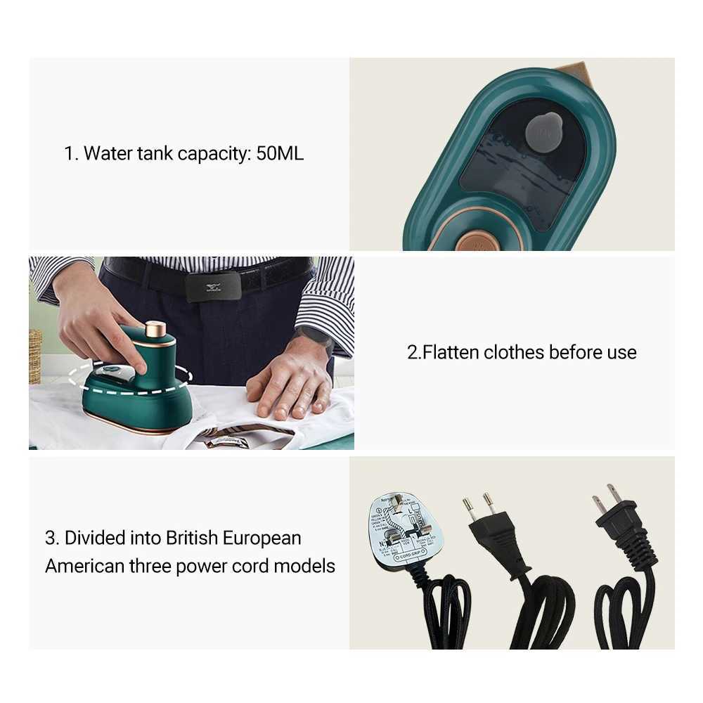 Mini clothing steam engine iron hand portable he wears ironing clothes wet dry ironing hine Y241101