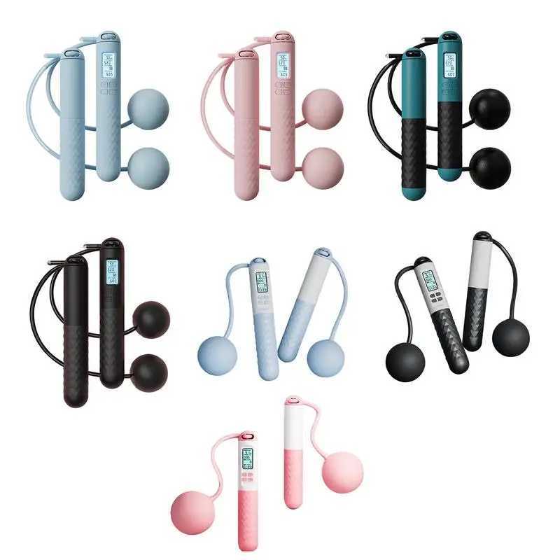 Weighted ski ropes with CounterSmart rope counting Fitn jump ropes and Fitn Accries weighted ski ropesW241101