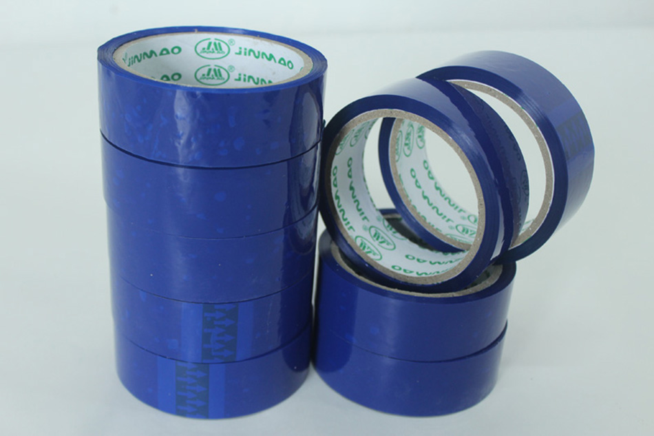 Factory direct blue sealing tape large roll goods marking express sealing packing wholesale