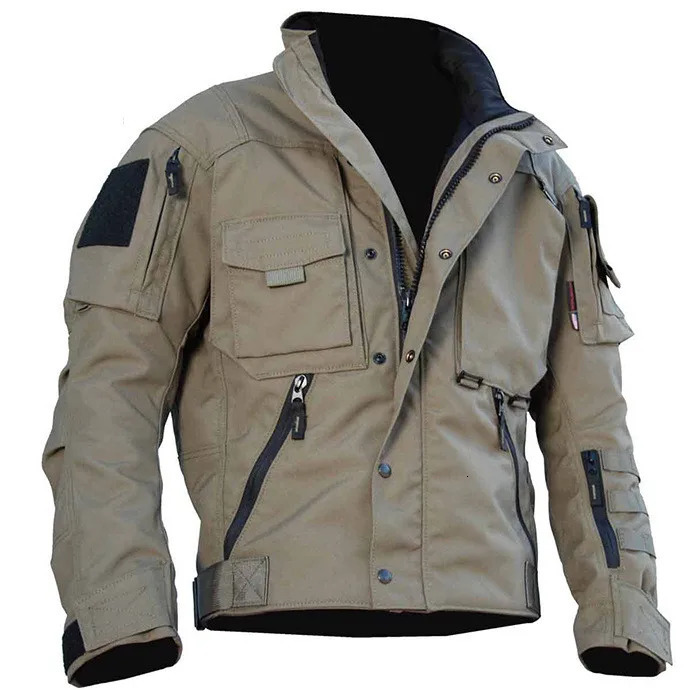 Multi Functional Thin Jacket Autumn Outdoor Sport Short Jackets Soild Casual Coat Man Top Mens Lightweight Outwear Male 241024