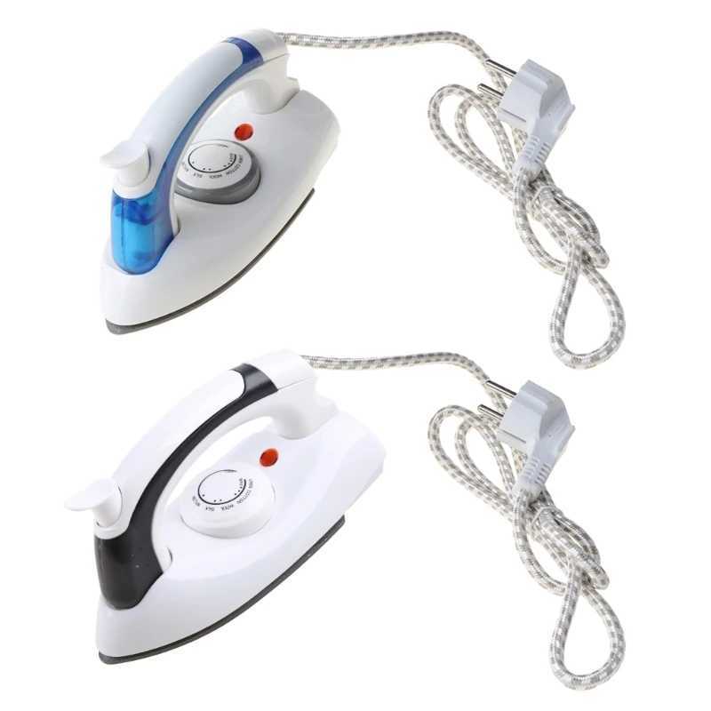 Mini portable foldable electric steam iron suitable for clothing with 3-speed bottom plate handheld flat iron he travels and sings while descending Y2