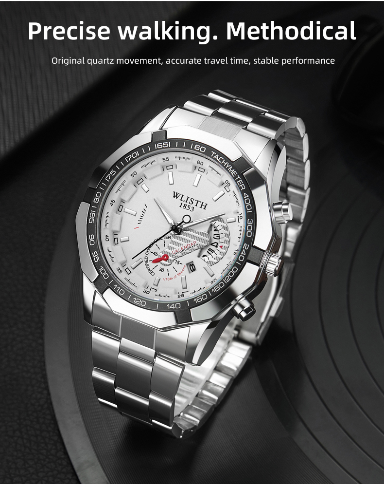 brand luxury watch fashion casual military quartz sports watch all steel waterproof men's clock Relogio Masculino