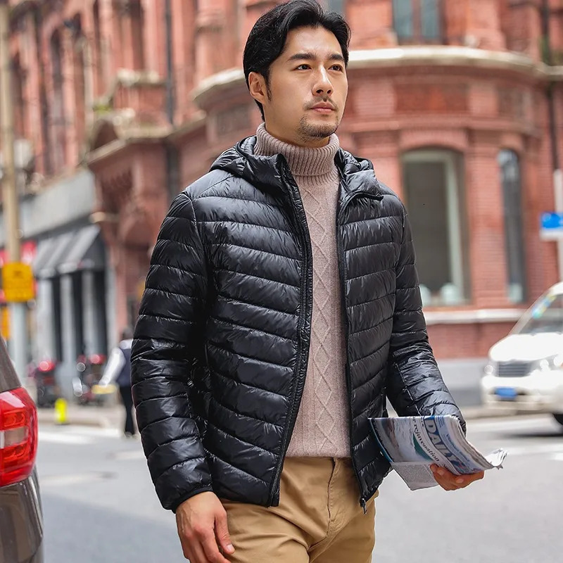 Plus Size 5XL 6XL 8XL 10XL 11XL 13XL 14XL Mens Puffer Jackets 2023 Autumn Winter Ultra Lightweight Packable Men Coats 241024