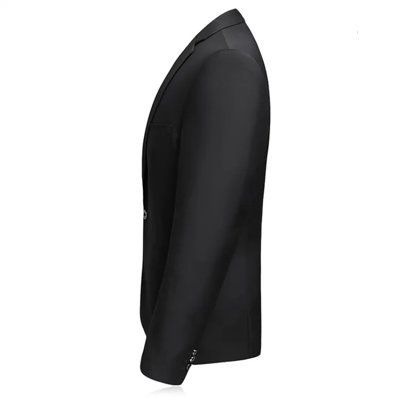 2023 Mens Business Fashion High Quality Gentleman Black 2 Piece Suit Set Blazers Coat Jacket Pants Classic Trousers 241031