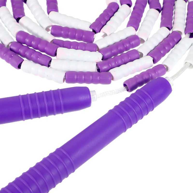 2.5M Profinal Jump Rope Adjusteab Hard Pearl Bamboo Jump Rope Childrens Adult Sports Fitness Equipment ExerciseW241101